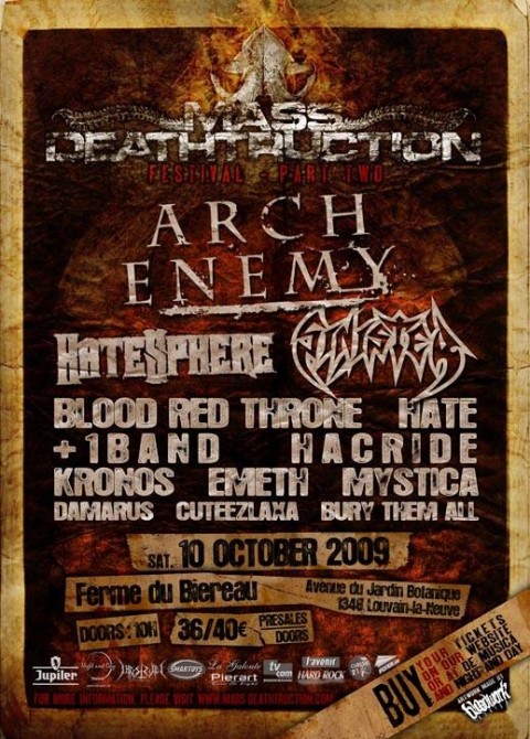 mass deathruction death metal festival 2009