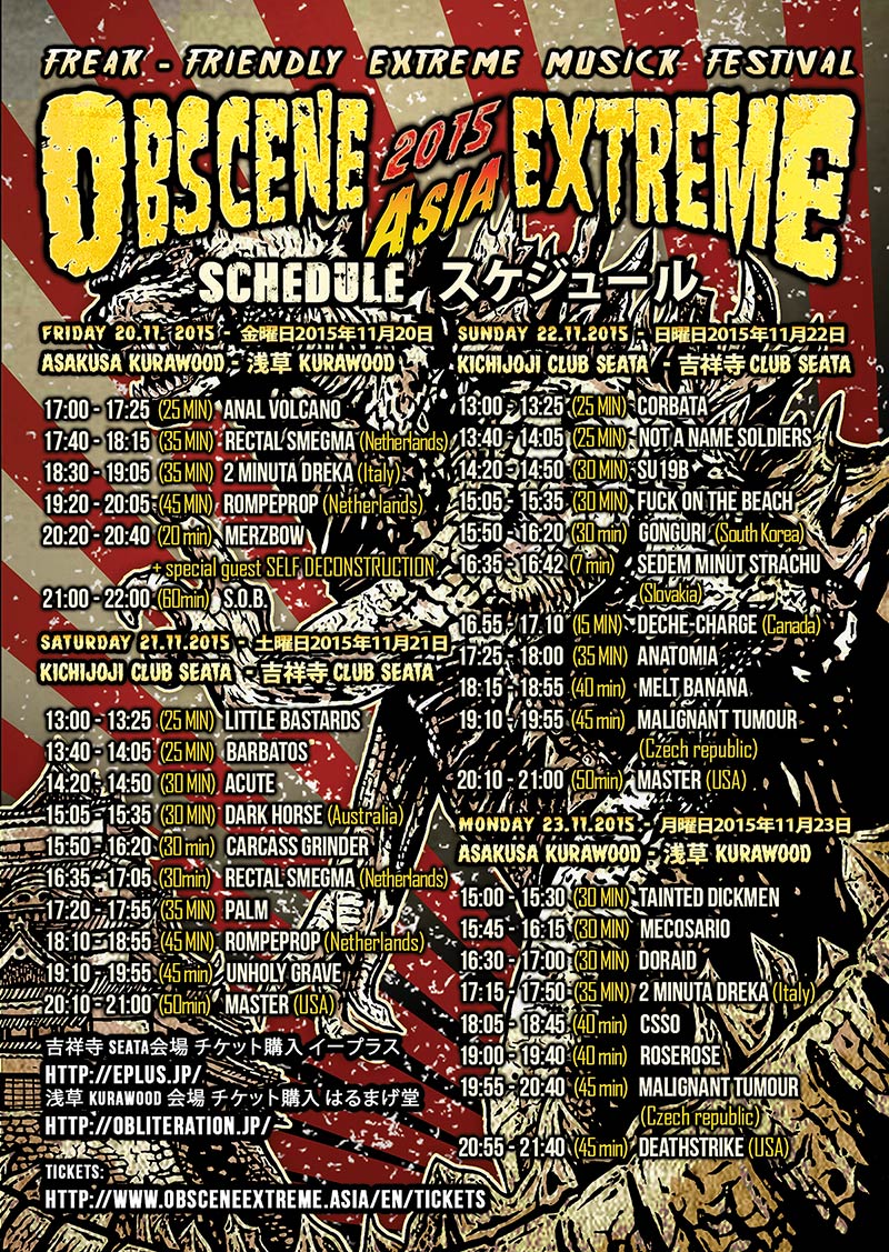 OEF Asia 2015 Running order 800
