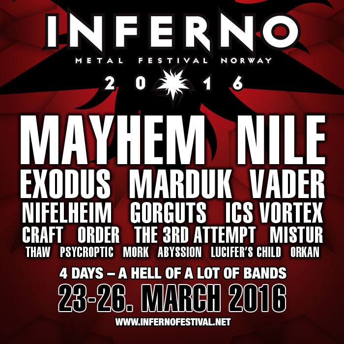 Inferno Festival Norway 2016