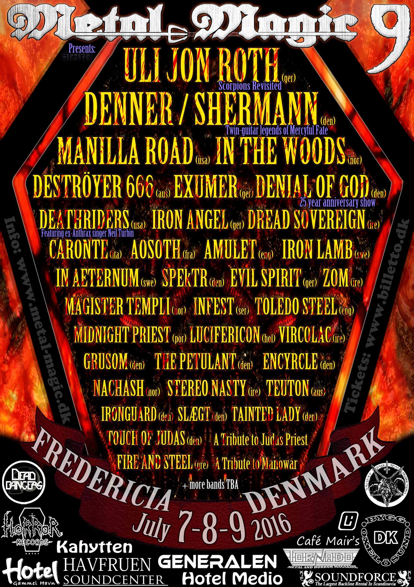 Metal Magic Festival 2016 Lineup