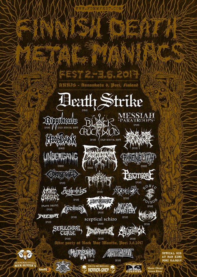 Finnish Death Metal Maniacs Fest 2017