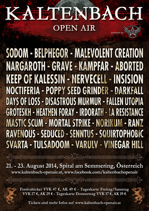 Kaltenbach Open Air 2014 - All Metal Festivals